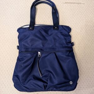 Lululemon Navy Blue Tote Bag